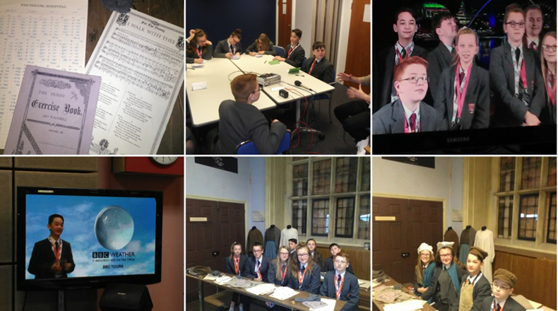 School reporters visit BBC Newcastle Studios 
