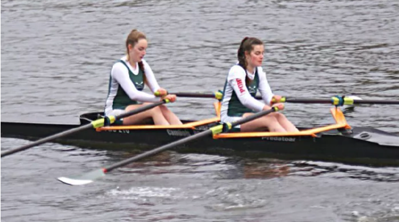 Sarah Jane Fairlie rowing