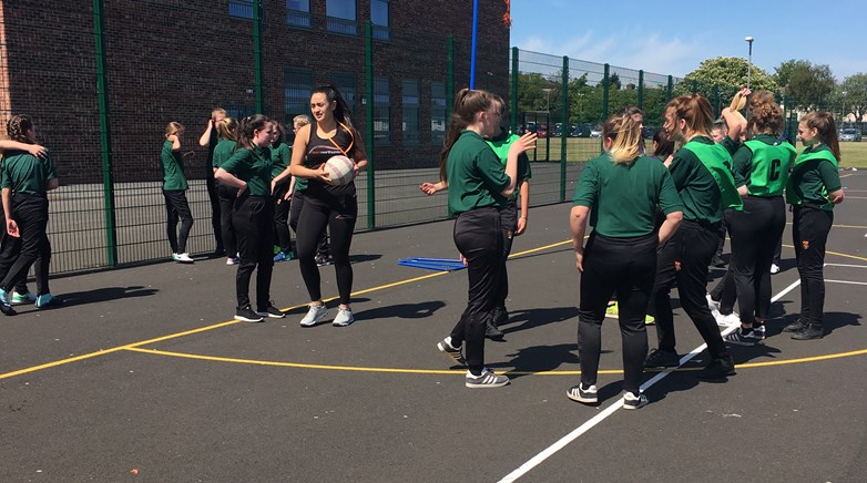 Netball superleague session