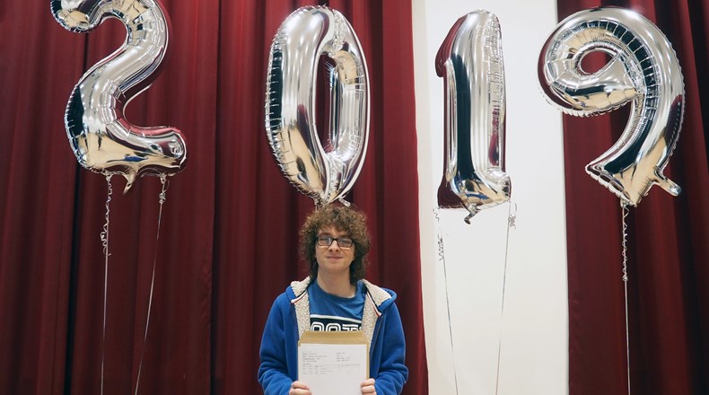A level results day at Bedlington Academy 2019