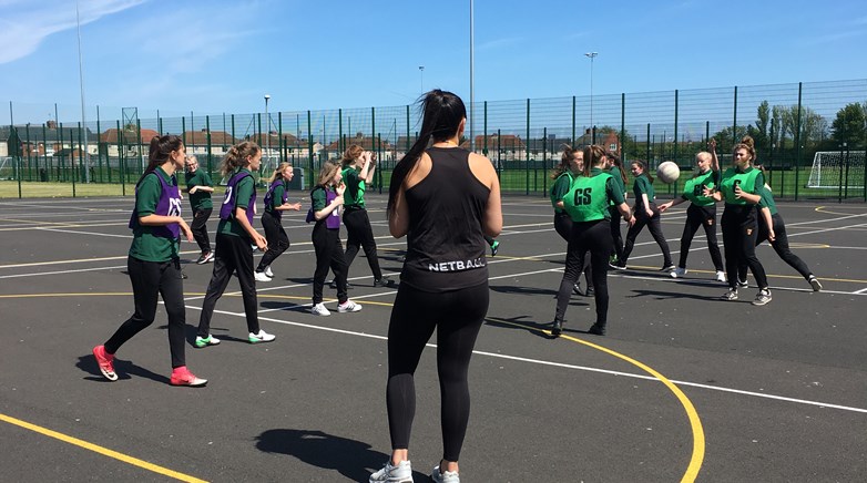 Netball superleague session