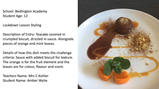 Virtual school cooking 