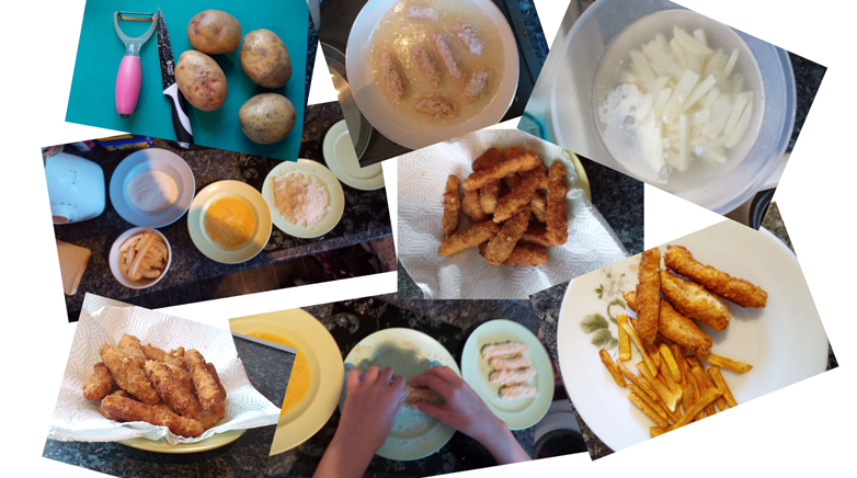 Virtual school cooking 