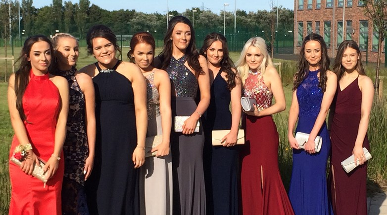 Bedlington Academy Y11 school prom 2018