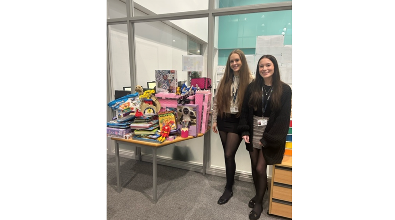 Sixth form Christmas donations