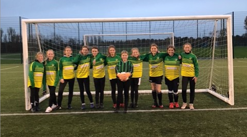 Under 13 girls football