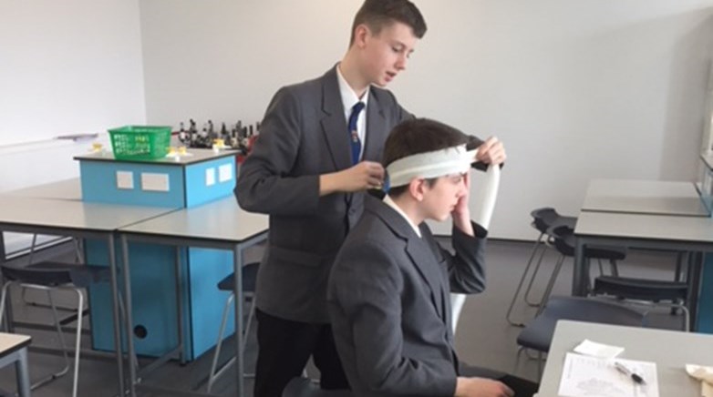 Students complete first aid course